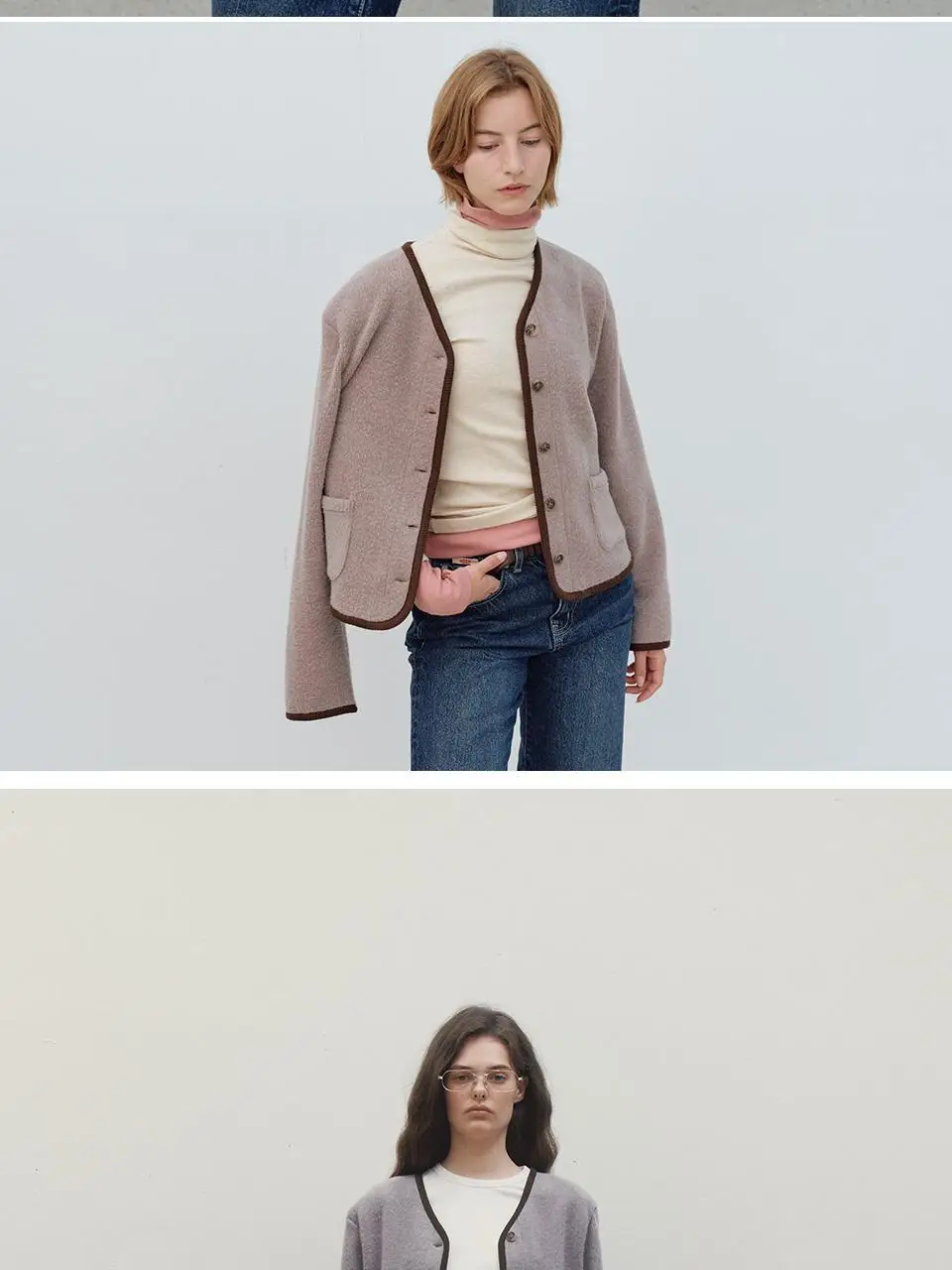 [모음전] 벤시몽 CLASSIC KNIT JACKET - 2color 상세페이지 6